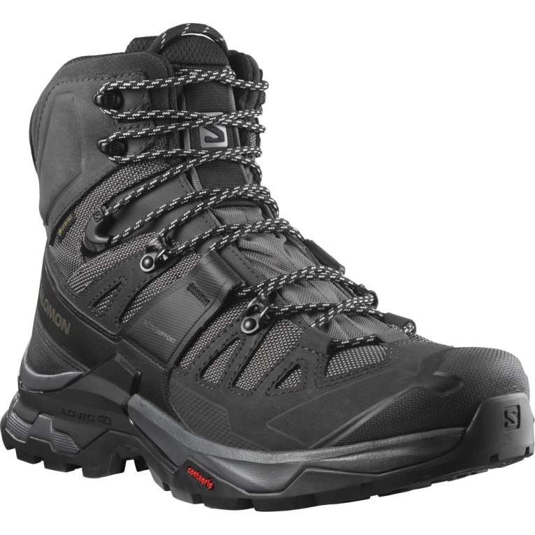 Black Salomon Quest 4 GTX Men's Hiking Boots | PH 54821R